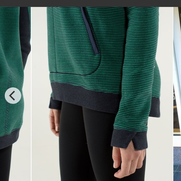 Lululemon- Avenue Pullover- GreenBean/Inkwell- ~Sz 12 (No Size Dot) - Picture 13 of 17